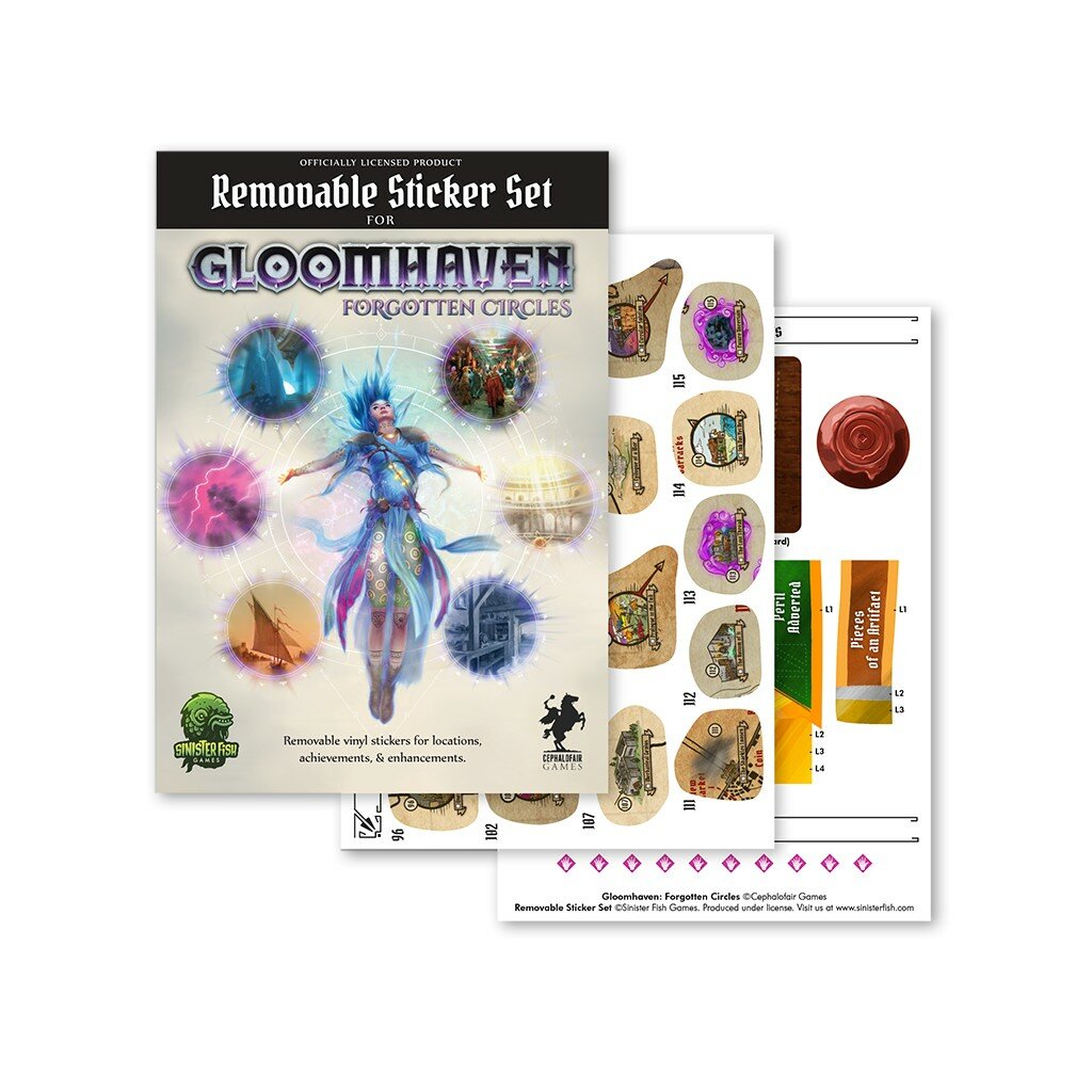 Gloomhaven – Forgotten Circles : Set de Vignettes Amovibles (Removable Sticker Set) – Image 2
